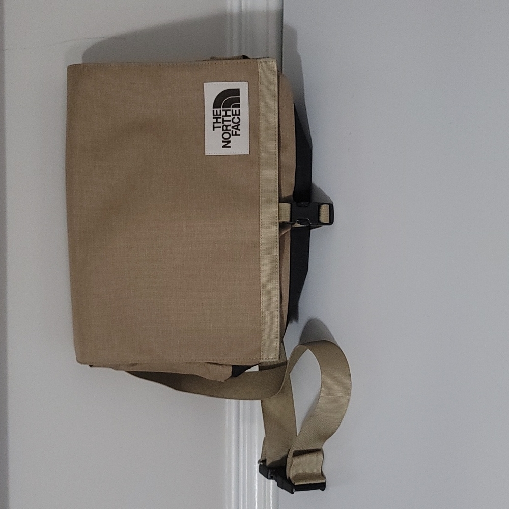 The North Face Tan and Black Satchel